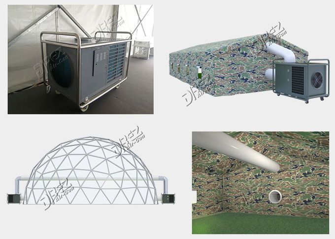 10ХП кондиционера шатра 9 тонн использование горизонтального портативного охлаждая и нагревая